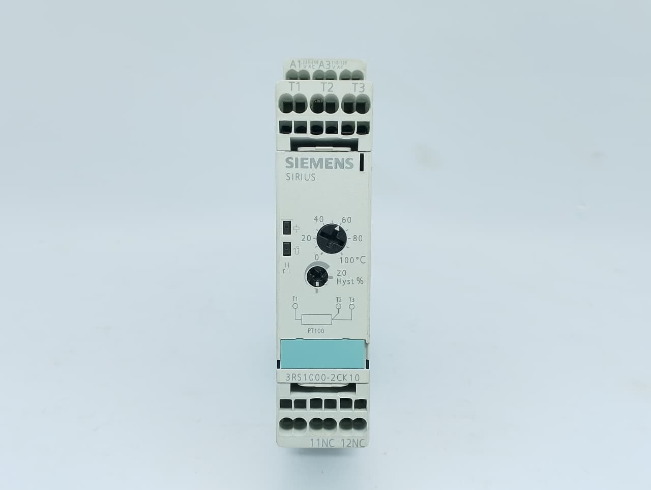 19.4 SIEMENS 3RS1000-2CK10 Analog Adjustable Temperature Monitoring Relay - Image 1