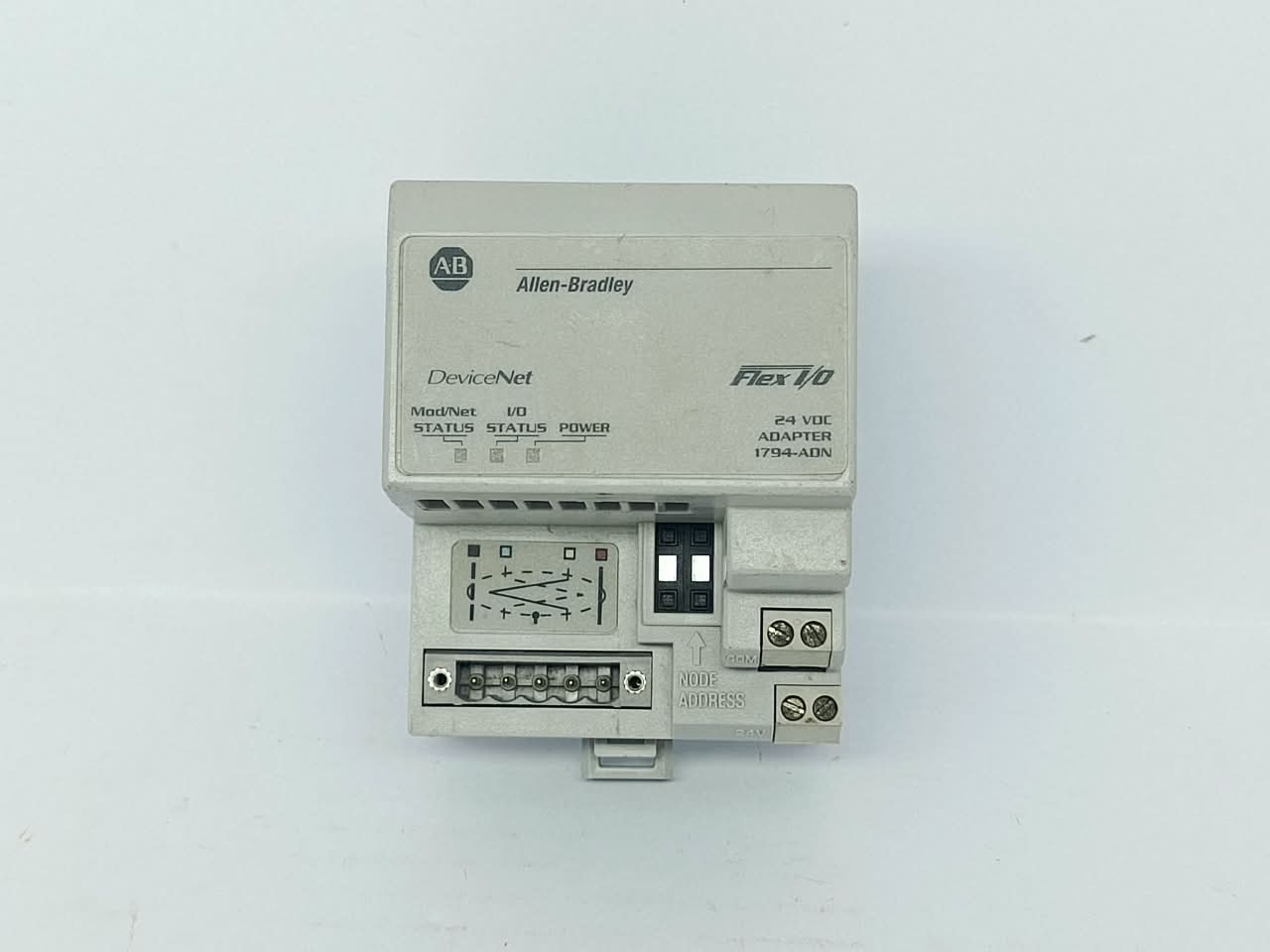 20 ALLEN BRADLEY 1794-ADN PART NO: 96494871 Series B Flex I/O Device Net Adapter Module - Image 1