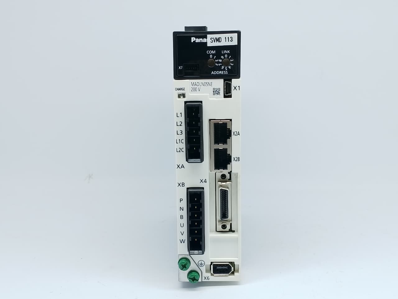 36.8 PANASONIC MADLN05NE AC SERVO DRIVE SERIAL NO: P18020476N - Image 1